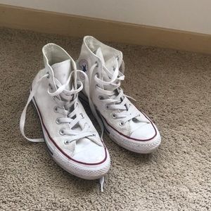 White High Top Converse